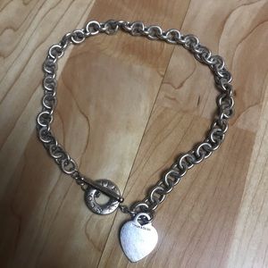 Tiffany & Co toggle heart chocker